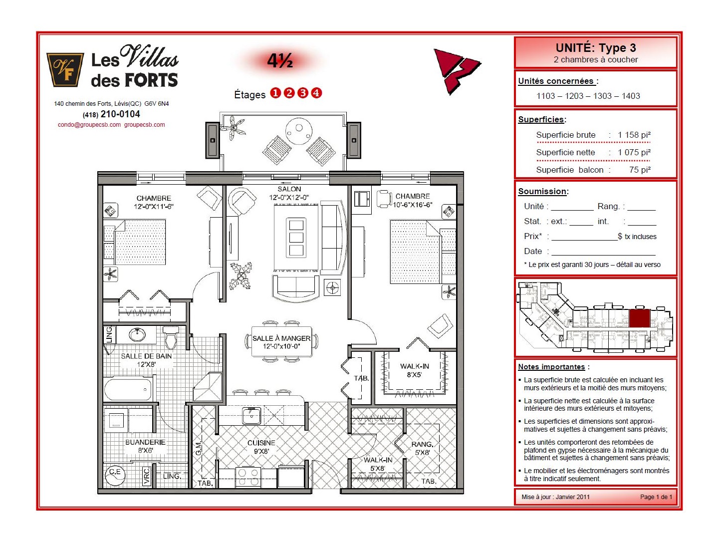 Le 1403 - Villas des Forts 